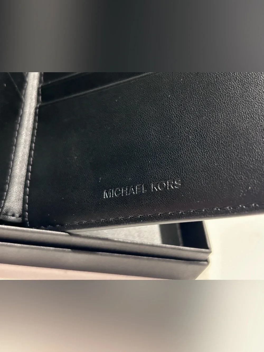 🩶🔥Michael Kors Black Monogram Slim Bifold Wallet (Brand new With tags)🩶🔥